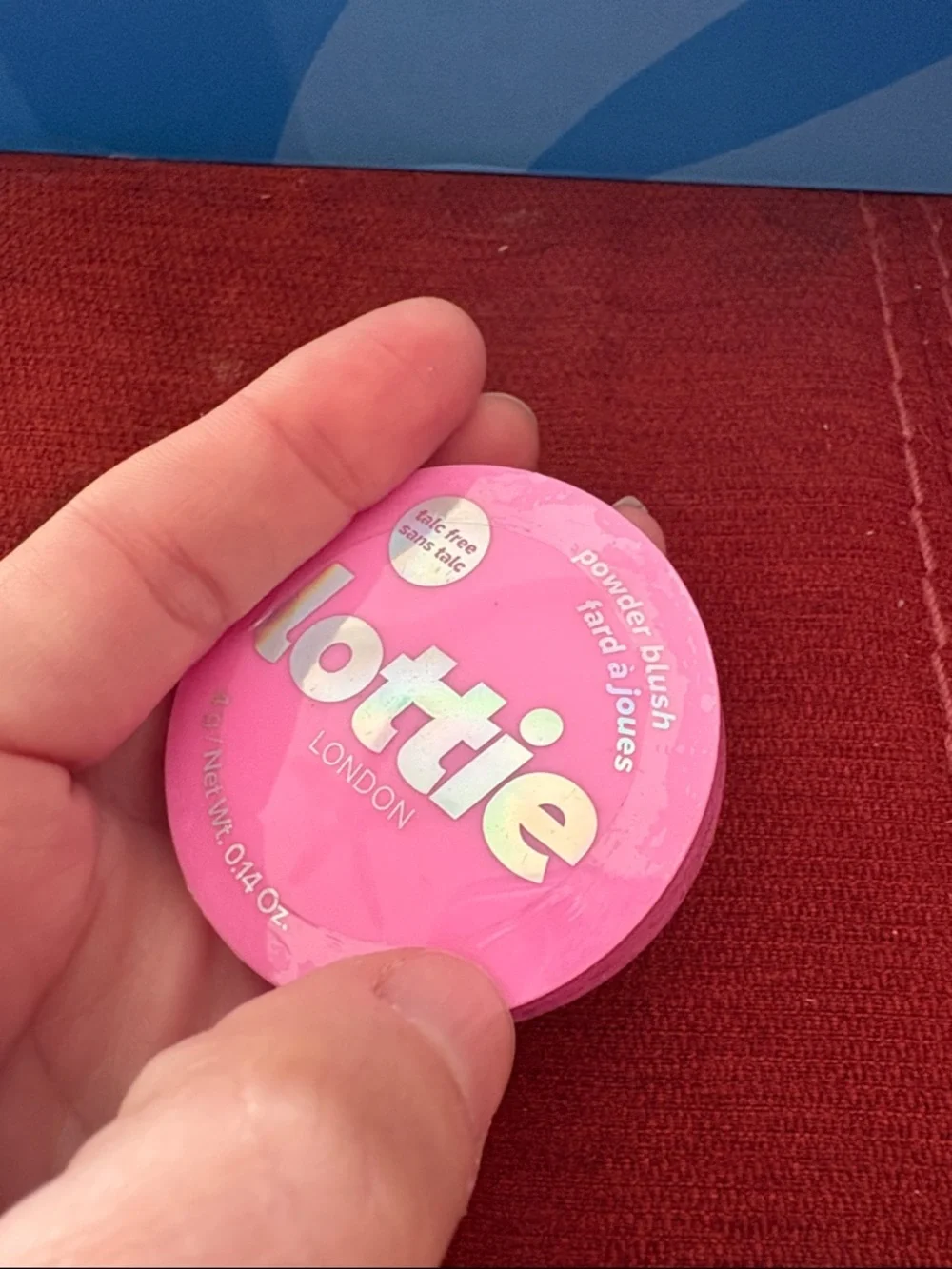 🆕UO: LOTTIE LONDON: Rosy Powder Blush in Pink- FULL SIZE